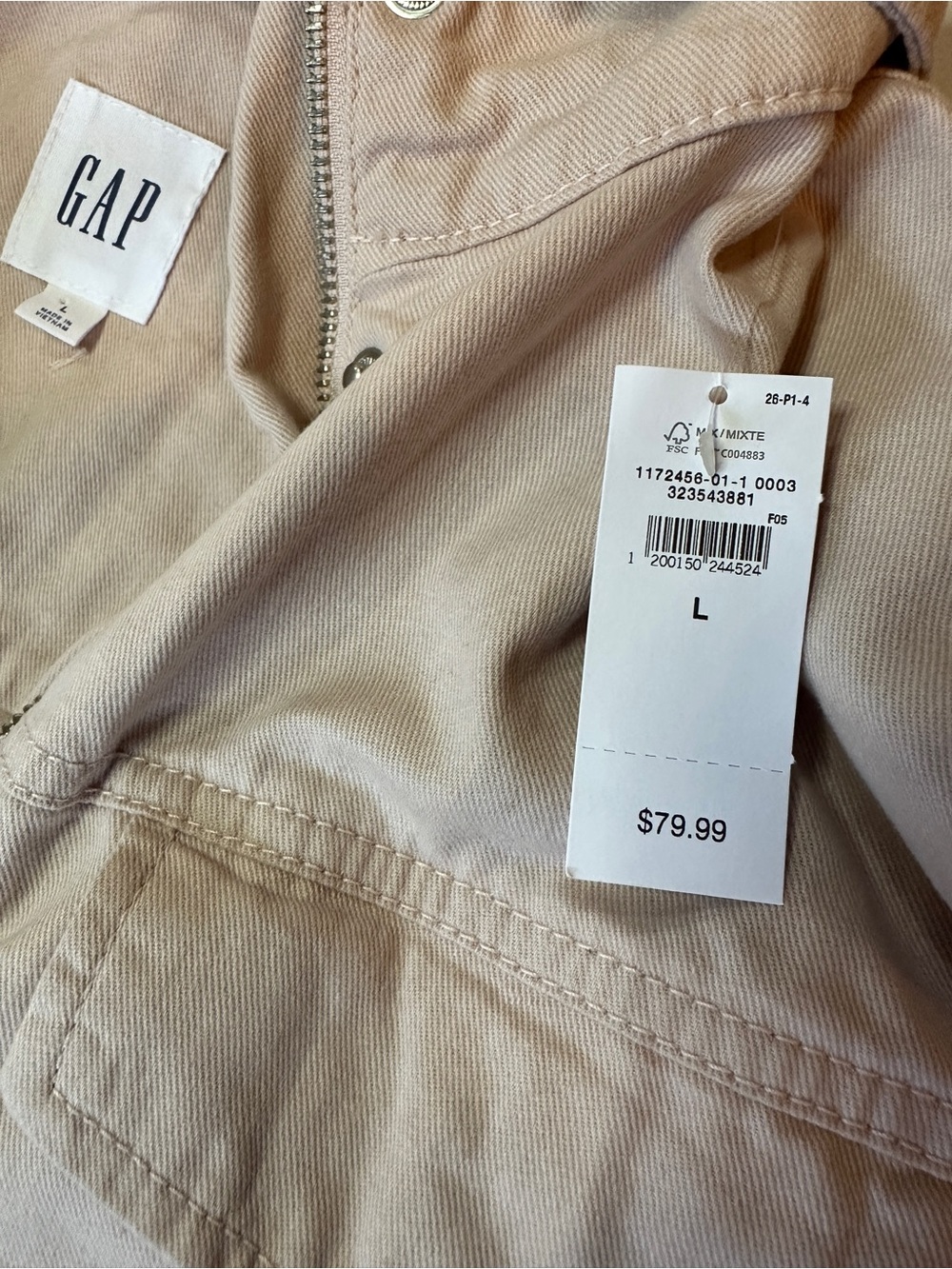 Pink GAP Utility Jacket - Picture 8 of 9